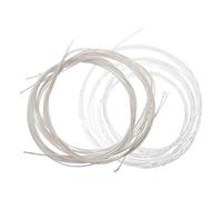 GOOHOCHY Juego de Cuerdas y Nylon Beige de Aleación de Cobre Plateado para Oud Fácil Instalación y Mayor Durabilidad para Instrumentos de Cuerda