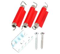 GOOHOCHY Juego de Resortes de Tensión de Trémolo para Guitarra Eléctrica Accesorios de Puente Metálicos en Color Rojo Kit de Muelles para Reemplazo y Ajuste en Instrumentos Musicales