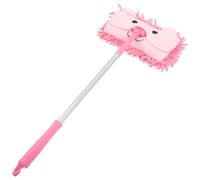 GOOHOCHY Juguete de Limpieza Educativo Fácil de Limpiar Material Plástico y Tela Mini Trapeador Rosa Adecuado para Desarrollar Habilidades en Limpieza de Suelos y Azulejos