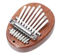 GOOHOCHY Kalimba Mini de Madera 8 Teclas para Principiantes, Piano de Pulgar Portátil Tono Claro y Diseño Elegante, Adecuado para Obsequio y Tocar Lugar