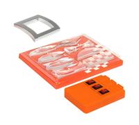 GOOHOCHY Kit de Experimentos Ópticos Fácil Montaje Prisma Óptico de Física y Lentes de Plástico Laboratorios y Aulas de Física