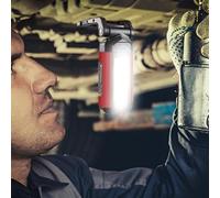 GOOHOCHY Lámpara de Inspección LED Recargable USB con Imán Incorporado, Luz de Trabajo Plegable Roja, Luz de Camping Portátil para Mantenimiento de Vehículos y Emergencias