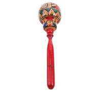 GOOHOCHY Maracas Mini y Seguras Diseño Tropical de Madera Pintadas a Mano Ideales para Actividades de Ritmo en Educación Temprana y Desarrollo Motriz