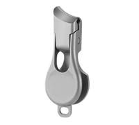 GOOHOCHY Mini Cortaúñas Resistente a Salpicaduras Borde Inclinado de Acero Inoxidable para Uñas de Manos y Pies, Adecuado para Viajes y Oficina
