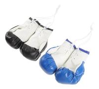 GOOHOCHY Mini Guantes de Boxeo Colgantes 2 Pares Pvc, Decoración para Llaveros y Bolsos, Adorno Deportivo Pequeño para Fiestas y Uso Diario
