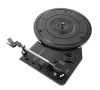 GOOHOCHY Movimiento de Tocadiscos Grande con Altavoces Incorporados Aguja para Vinilo Diseño Retro Clásico Plato Giratorio para Decoración y Amantes Música Casa