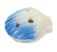 GOOHOCHY Ocarina de Cerámica Clásica de 6 Agujeros Forma de Concha, Instrumento Musical Portátil y Obsequio Adecuado para Principiantes