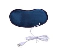 GOOHOCHY Ojos Usb Eléctrica Calefacción, Almohadilla Térmica Azul, Alivio De Fatiga Ocular, Térmica Incorporada, Para Descanso Casa, Oficina y Viaje