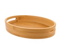 GOOHOCHY Paleta Ovalada De Madera Bandeja para Aperitivos Bandeja para Servir Comida Cocina o Sala De Estar