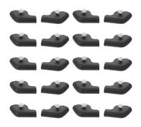 GOOHOCHY Parches Antiabrasión para Forro Interior de Zapatillas Deportivas, 10 Pares Negros con Respaldo Autoadhesivo, Protectores Laterales para Bordes del Cuello, Compatibles para