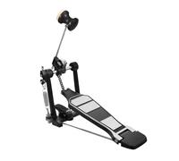 GOOHOCHY Pedal Ajustable Batería en Cadena Simple Aluminio Aleación de Resorte Gruesa y Técnica Estable Jazz Práctica