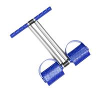 GOOHOCHY Pedal de Ejercicio Deportivo Resorte de Acero y Gel de Sílice Azul para Entrenamiento de Piernas en Casa, para Usuarios Mayores y Fitness