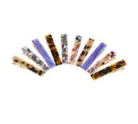 GOOHOCHY Pinzas Pelo Clip De Caparazón De Tortuga 10 Piezas Tamaño Estándar Antideslizantes Para Mujer y Niña Uso Diario Trabajo y Fiestas