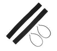 GOOHOCHY Pinzas Reflectantes Ajustables para Perneras de Pantalón de Ciclismo, Bandas Elásticas de Seguridad Impermeables 4 Piezas para Actividades al Aire Libre y Ciclismo Nocturno