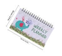 GOOHOCHY Planificador Semanal Compacto 3 Piezas Para Estudiantes Cuaderno De Escritura Portátil Con Material PP Ideal Para Organización Académica