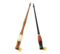GOOHOCHY Portalápices para caligrafía, soporte oblicuo de madera con brida ajustable, 2pcs, para principiantes en caligrafía inglesa y dibujo de cómics