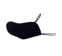 GOOHOCHY Protector de Mentón de Violín de Algodón Accesorio de Reposacabezas para Violín Diseño con Banda Elástica y Amortiguación Color Negro