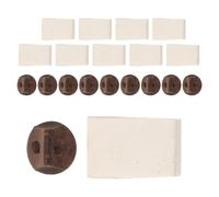 GOOHOCHY Protectores de Cuerdas Puente de Madera y Espuma 10 Juegos para Erhu que No se Cae Accesorio para Práctica de Erhu y Prolonga la Vida Útil