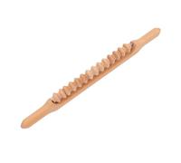 GOOHOCHY Rodillo de Masaje de Madera para Cuerpo Barra de Raspado Corporal para Espalda Cuello Piernas y Abdomen Mango Antideslizante Uso Deportivo y Bienestar