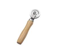 GOOHOCHY Rodillo de Rodamiento de 50 X 6 Mm para Reparación de Neumáticos Mango de Madera y Goma, Herramienta para Coche Que Elimina Aire Atrapado y Asegura Buena Adhesión