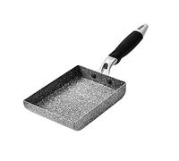 GOOHOCHY Sartén Rectangular Antiadherente para Tortillas Sartén de Tamagoyaki de Maifanite para Cocina Estufas de Inducción para Pancakes y Omelets
