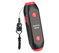 GOOHOCHY Silbato Electrónico Profesional para Árbitros y Entrenadores con Tonos Luz Sos y Linterna Silbato Portátil de Mano de Alta Potencia para Seguridad Camping y Actividades al Aire