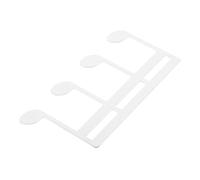 GOOHOCHY Soporte De Partituras Musicales De Metal Clip Para Libros De Música Organizador De Partituras Para Piano y Guitarra Diseño Forma De Nota Musical Portátil y Duradero
