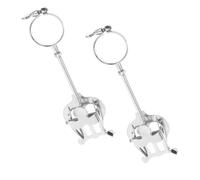 GOOHOCHY Soporte Portátil para Partituras y Clarinete Pinza Metálica Ligera para Lira de Trompeta 2 Piezas Adecuado para Músicos en Conciertos y Ensayos