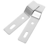 GOOHOCHY Soportes Metálicos Colgantes para Urinarios de Baño, 2 Unidades Tornillos de Expansión para Fijación en Pared, Accesorios para Baños de Uso Público