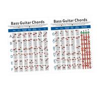 GOOHOCHY Tabla De Acordes Eléctrico Para Cuerdas Diagrama De Ejercicios Utilizable Clases De Música y Prácticas Eléctrico