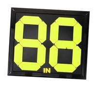 GOOHOCHY Tablero Manual de Sustitución de Fútbol para Árbitros Placa Números para Cambio de Jugadores Equipamiento para Gestión de Sustituciones Partidos