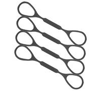 GOOHOCHY Tapones de Silicona para Trompeta 4 Piezas Negro, Accesorios Fáciles de Llevar y Antideslizantes para Correderas, Ideales para Interpretación Profesional y Competencia