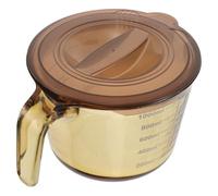 GOOHOCHY Taza Medidora de Vidrio para Cocina y Horno con Capacidad de 1000ml, Tapa para Protección de Frescura y Superficie Fácil de Limpiar, Adecuado para Repostería