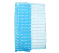 GOOHOCHY Toalla Exfoliante Corporal Azul 89x30 Cm para Ducha y Baño, Paño de Baño de Secado Rápido y Espuma Abundante, Depurador de Espalda Suave para Mujeres y Hombres