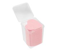 GOOHOCHY Toallitas Quitaesmalte de Uñas sin Pelusa Algodón para Quitar Esmalte 200 Unidades en Forma de Corazón Rosa Fucsia Desechables para Cuidado y Limpieza de Uñas Profesionales
