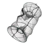 GOOHOCHY Trampa Plegable para Pesca Red para Camarones y Langostas Red de Pesca Circular de Fibra Resistente 30x60 Cm Azul Adecuado en Río Lago y Mar