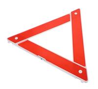 GOOHOCHY Triángulos de Advertencia para Vehículos Plegables de Plástico y Metal Señal Triangular Roja para Seguridad Vial en Situaciones de Emergencia y Estacionamiento en Carretera