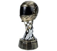GOOHOCHY Trofeo de Resina Forma de Casco para Competición de Motos Decoración de Premio Resistente y Creativa para Eventos para Concursos y Oficinas