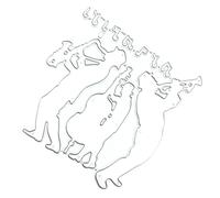 GOOHOCHY Troquel De Corte Musical De Notas Para Scrapbooking y Manualidades Plantilla De Metal Para Embossing Tarjetas y Álbumes Para Decoración Creativa y Personalizados