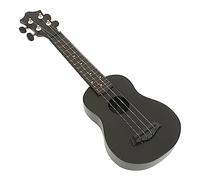 GOOHOCHY Ukelele Para Principiantes 21 Pulgadas Madera Color Negro Misterioso, Instrumento De Cuerda Diapasón, Ukelele De Concierto Para Niños y Adultos, Guitarra Acústica Hawaiana Portátil