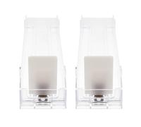 GOOHOCHY Vitrina Automática para Cigarrillos de Plástico, Estuche de Empuje Automático 2 Unidades para Exhibición y Organización Moderna