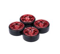 GoolRC 12 mm Ruote Hex Cerchi & Pneumatici in Gomma 26 mm per 1/10 Scala su Strada Auto da Corsa Drift RC Touring Car, Set di 4