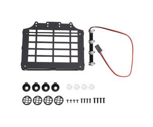 GoolRC Portaequipajes para Coche RC con Focos, Piezas de Mejora de Orugas RC para Coches Escala MJX H12Y 1/12