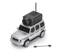 GoolRC WLtoys 6406 - Mini coche a control remoto, 2.4 GHz, escala 1:64, FPV, auto de control remoto con cámara 720P, vehículo de control por aplicación con luces LED para adultos, sin control remoto