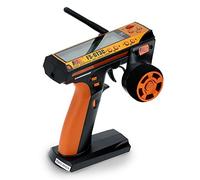 Goolsky Flysky FS-GT3C Transmisor 2.4Ghz 3CH AFHDS Salto de Frecuencia Automático Sistema Digital & FS-GR3E Receptor 3CH 2.4Ghz para RC Barco Coche