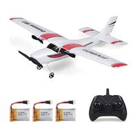 Goolsky FX801 RC Avión para Adultos y Niños, 2.4G 2CH Control Remoto Listo para Volar, EPP Autoequilibrio Planeador Regalo para Principiantes