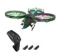 Goolsky Mini Drone con 480P Cámara para Adultos y Niños, 2,4 GHz RC Cuadricóptero con Despegue, Aterrizaje con un Clic/Estabilización de Giroscopio/Orientación Automática/Volteo/Luces LED
