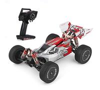 Goolsky Wltoys Coche Teledirigido XKS 144001 RC Coche 60km / h Alta Velocidad 1/14 2.4GHz RC Buggy 4WD Racing Off-Road Drift Coche RTR (Rojo)