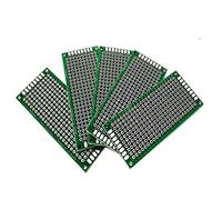 GOONSDS Kit de Prototipo de PCB de Placa de Circuito Impreso Universal de Doble Cara, Placa Proto para Placa de Pruebas de Soldadura DIY 5 Piezas,Verde,3x7CM