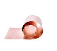 GOONSDS Pura Hoja de Cobre CU lámina Delgada Hoja de Metal Roll, 0,2 mm * 50 mm * 1 m de Cobre Puro de Gaza